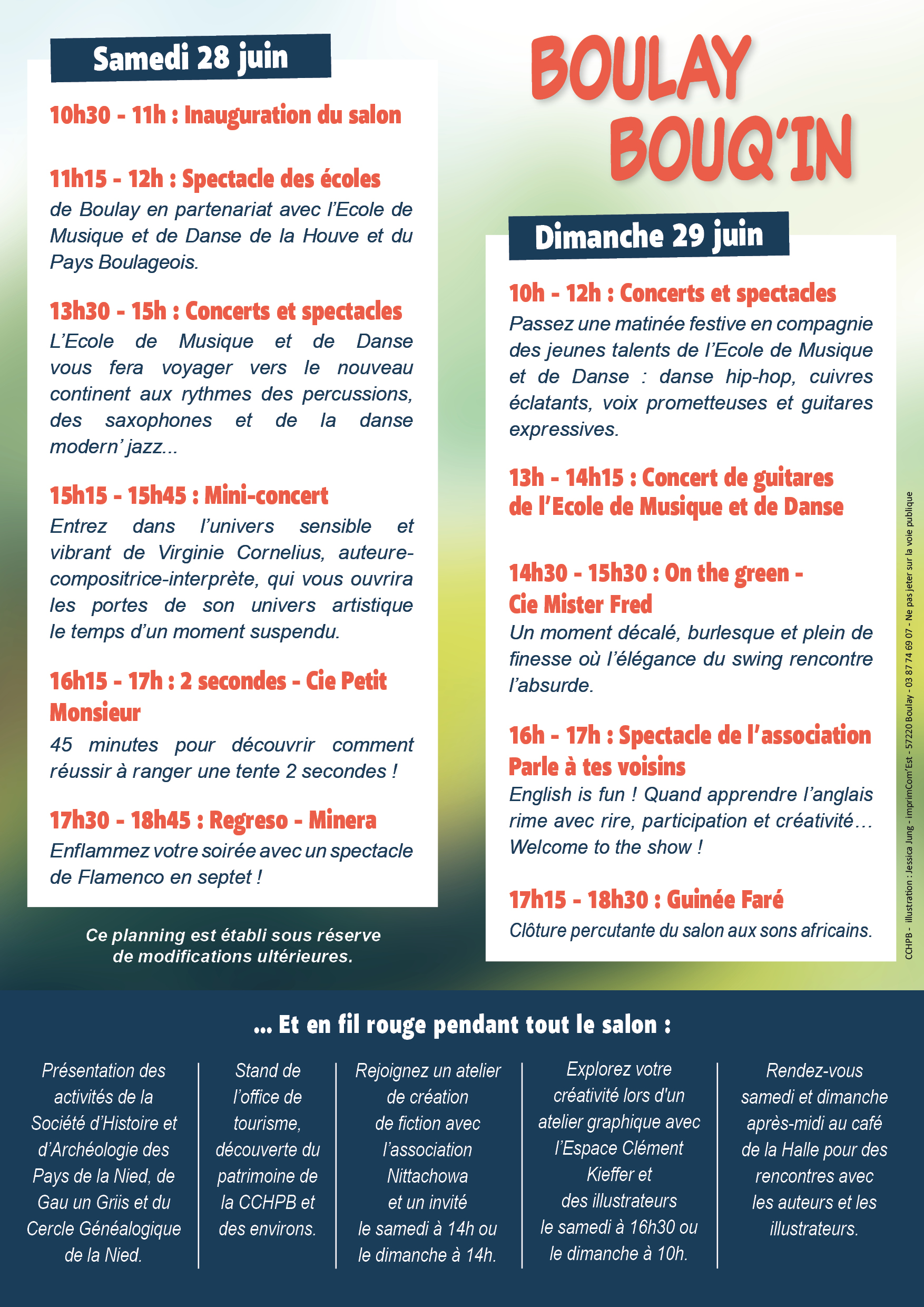 Flyer Boulay BouqIn Juin 20252
