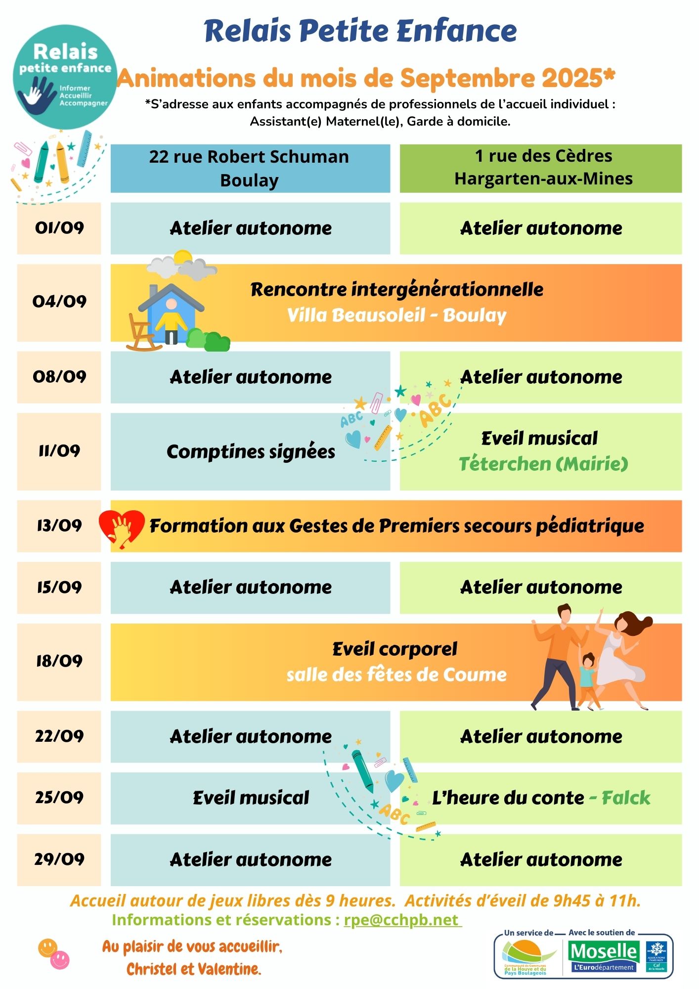 Programme Septembre 2025